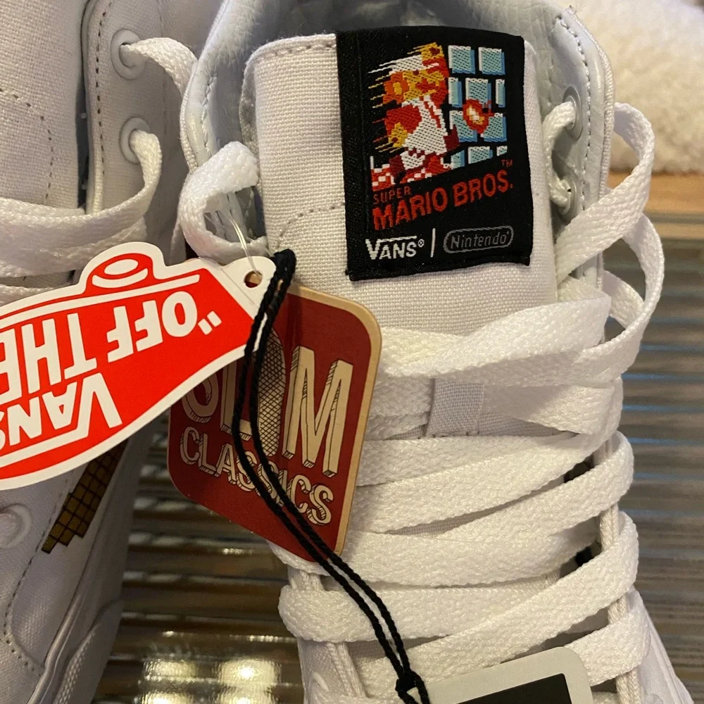 Women’s Vans Sk8-HI Slim Nintendo Console/Gold Sneakers size 7.5 - Picture 4 of 9